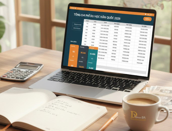 Cập Nhật Tổng Chi Phí Du Học Hàn Quốc 2026: Phí Hồ Sơ, Học Phí & Mẹo Tiết Kiệm Tối Đa